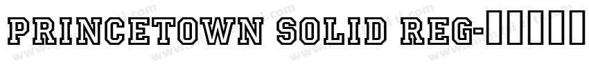 Princetown Solid Reg字体转换